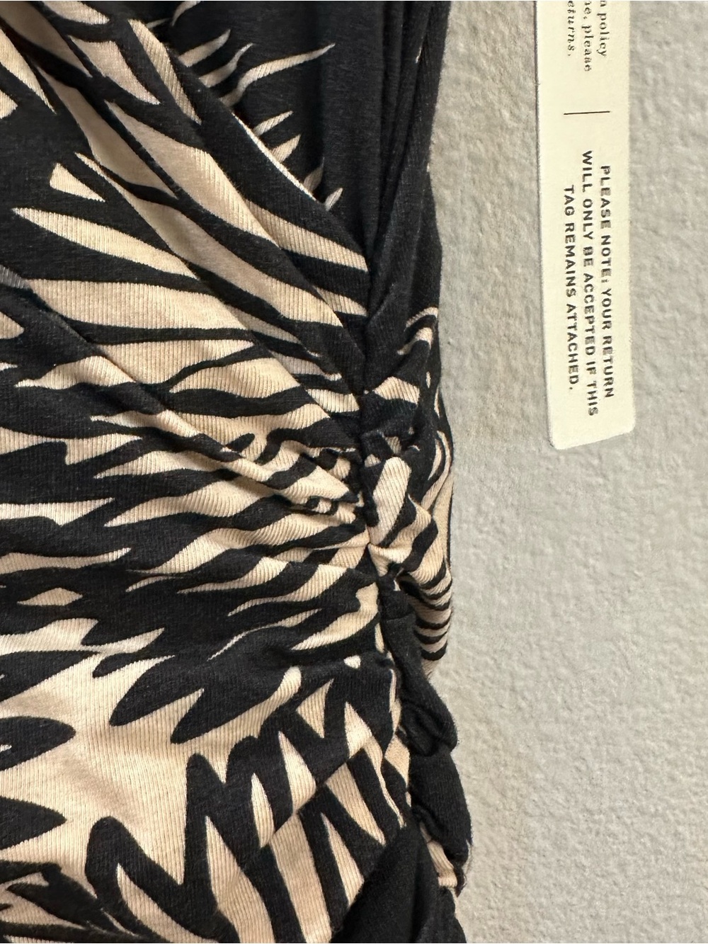 Anthropologie Plenty by Tracy Reese Drop-Waist Bubble-Hem Dress Black White Sz L - Picture 7 of 12